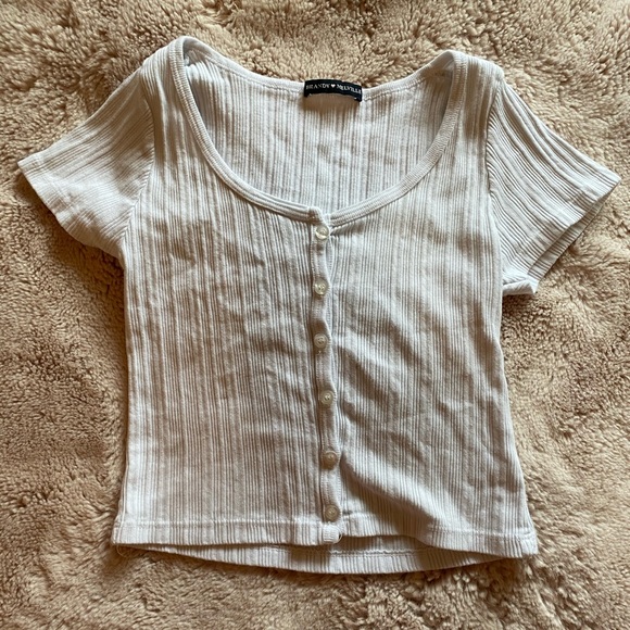 Brandy Melville Tops - Brandy Melville white button down top